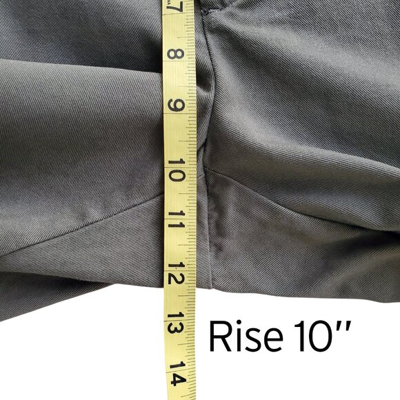 Gap Clean Cut Flat Front Pants Women's Khaki Deep Green 10L - Picture 8 of 11